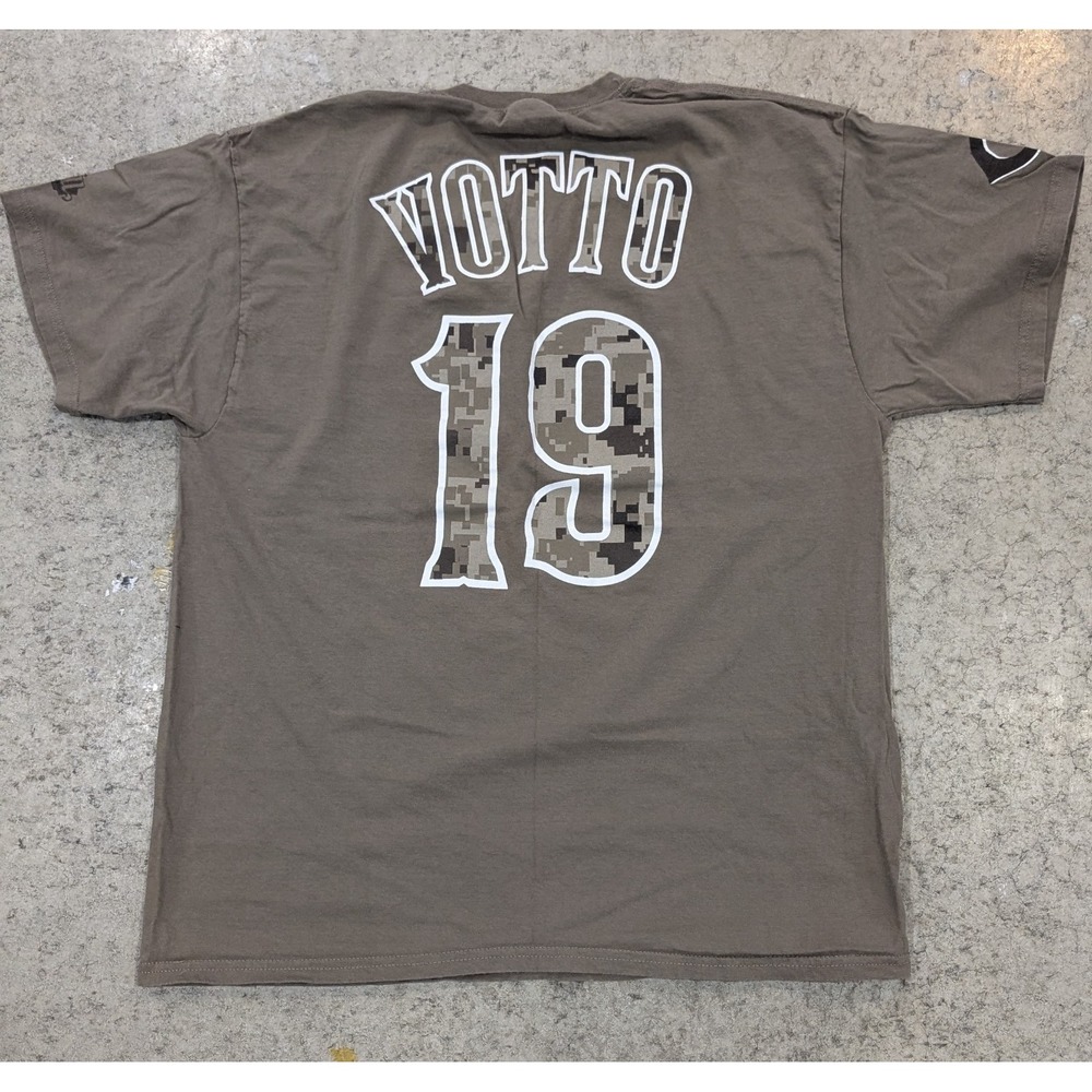 Cincinnati Reds Joey Votto Camo T-Shirt (Size XL ) Stadium Giveaway - Picture 2 of 5